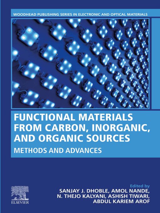 Cover image for Functional Materials from Carbon, Inorganic, and Organic Sources